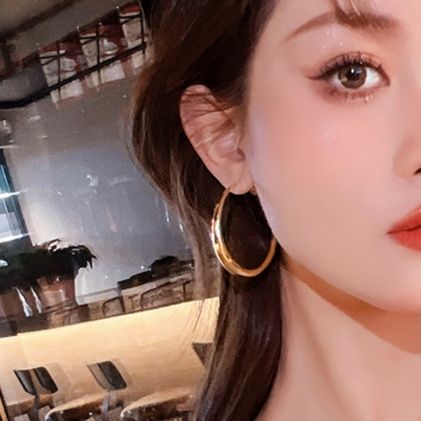 フープ ピアス 洗練輪円 優美フープ