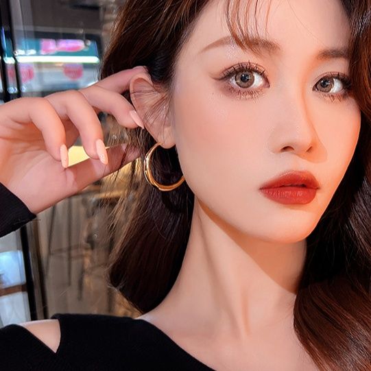フープ ピアス 洗練輪円 優美フープ