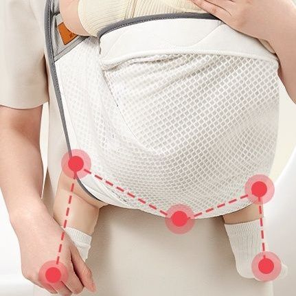 抱っこ紐 通気性抜群 赤ちゃん快適スリング
