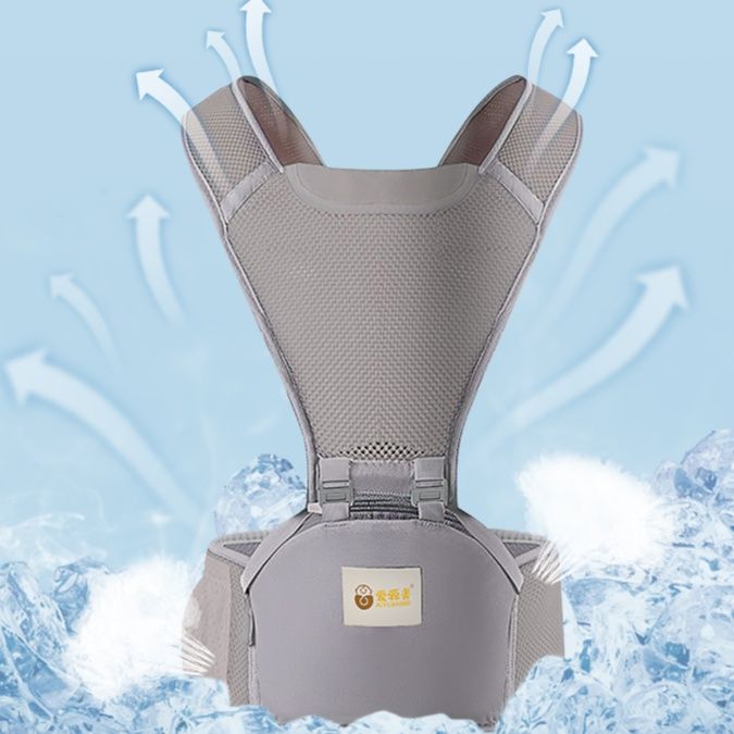 抱っこ紐 涼やか通気メッシュベビースリング