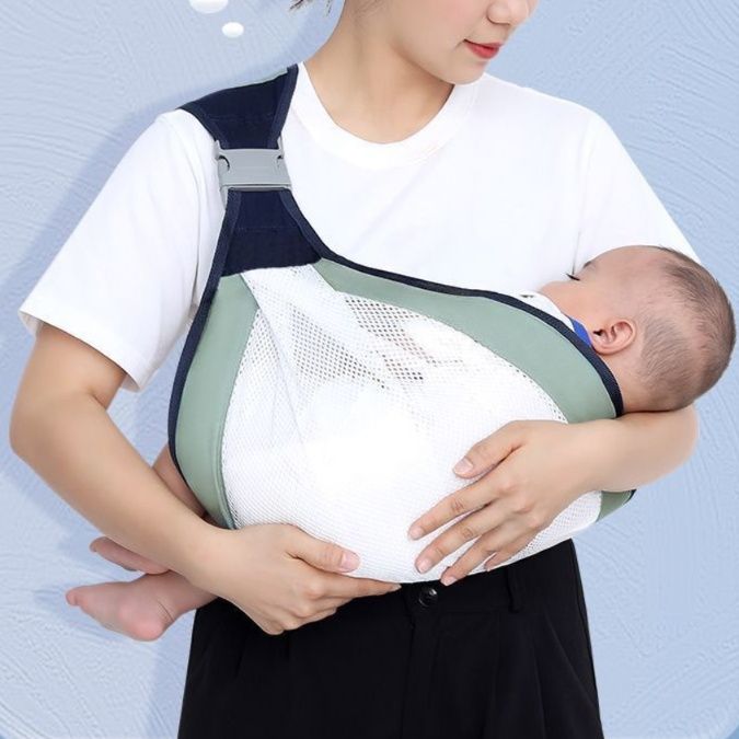 抱っこ紐 通気性抜群のお出かけ抱っこスリング