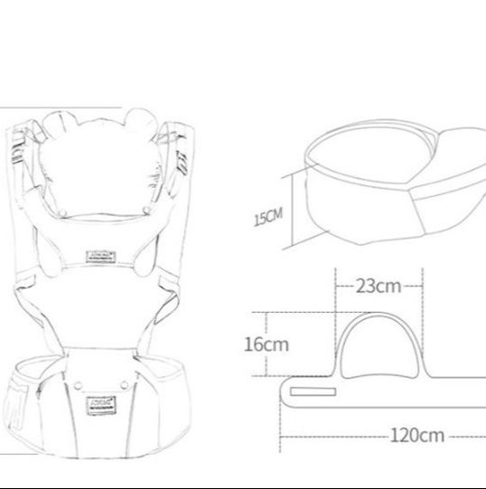 多機能ベビースリング 腰座り付き抱っこ紐 柔らかい素材