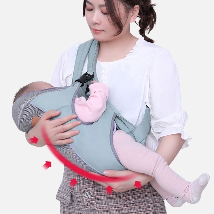 抱っこ紐 立体素材透気散熱多機能ベビースリング