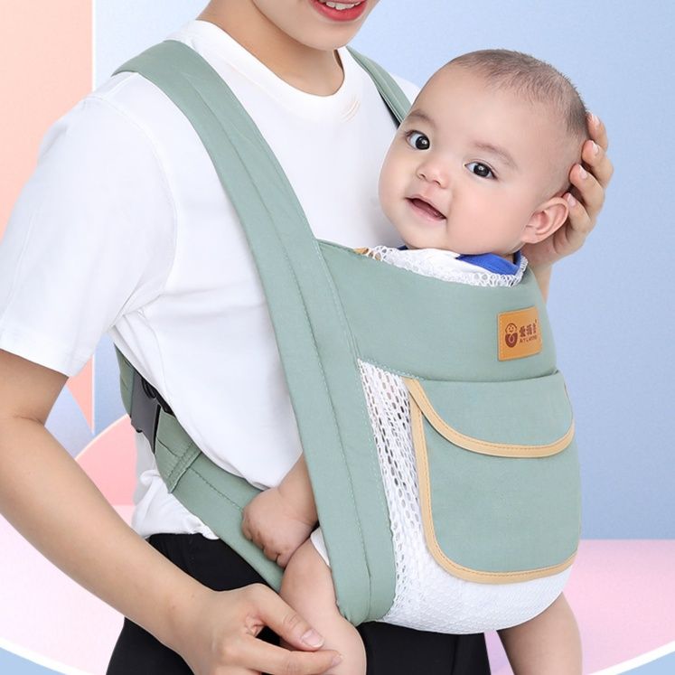 抱っこ紐 三角防護受力設計多機能ベビースリング