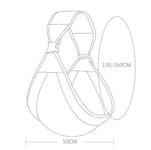 抱っこ紐 綿混漆糸素材軽量ベビースリング抱っこ紐
