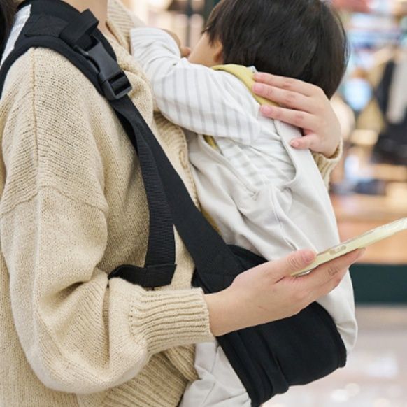 抱っこ紐 長さ調節可能な軽量斜め掛けベビースリング