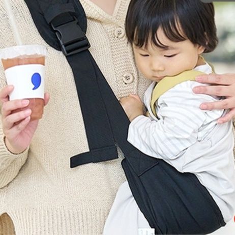 抱っこ紐 長さ調節可能な軽量斜め掛けベビースリング