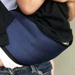 抱っこ紐ベビースリング 長さ調節可能メッシュ付き軽量ベビースリング