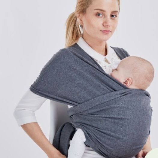 抱っこ紐 伸縮性抜群柔らか素材のベビースリング抱っこ紐