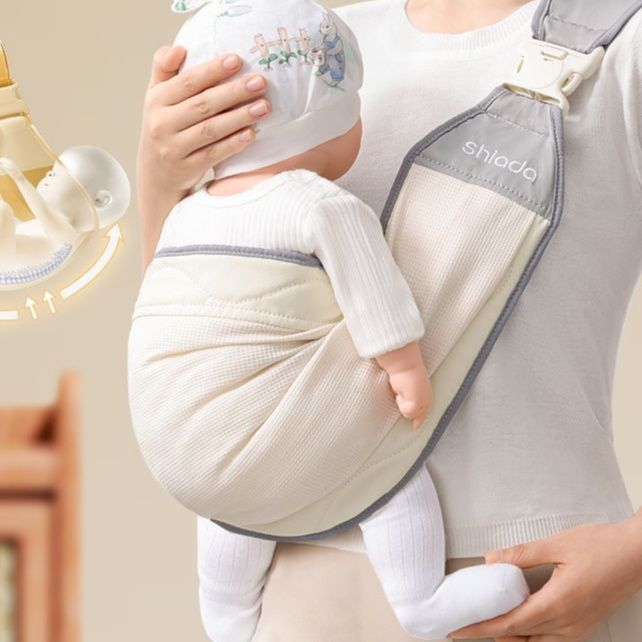 抱っこ紐 肩掛け調節式新生児対応ベビースリング