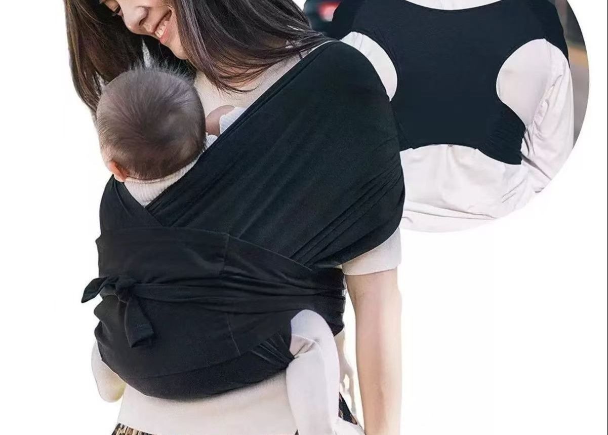 抱っこ紐 伸縮素材で体にフィット腰紐調節ベビースリング
