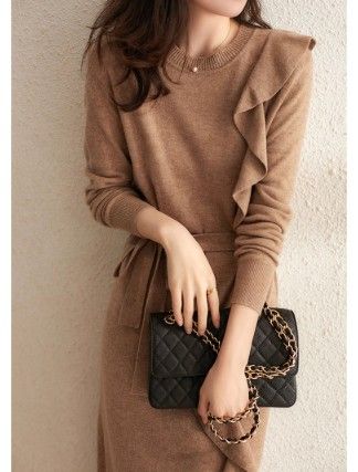 イエベ服　フレアスカートワンピース（イエベ春向け・イエベ秋向け）