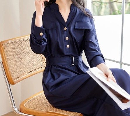 イエベ服　シャツワンピース（イエベ春向け・イエベ秋向け）