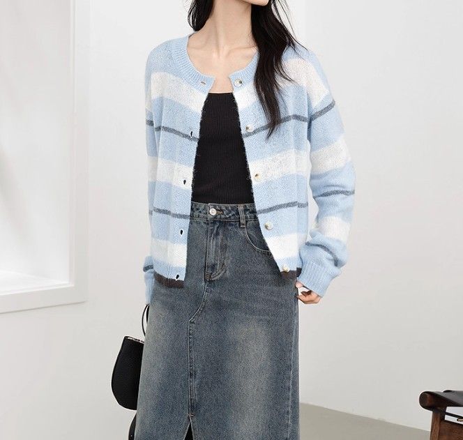 イエベ服　優美シルエットカーディガン（イエベ春向け）