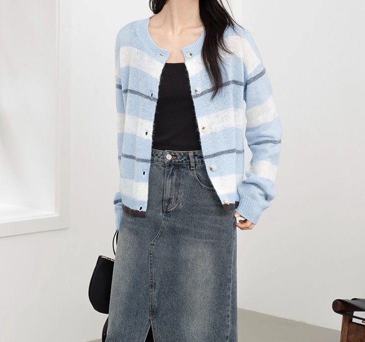 イエベ服　優美シルエットカーディガン（イエベ春向け）