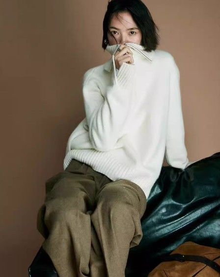 イエベ服　ジップ付ネックセーター（イエベ春向け・イエベ秋向け）