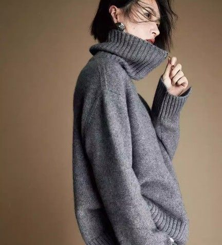 イエベ服　ジップ付ネックセーター（イエベ春向け・イエベ秋向け）
