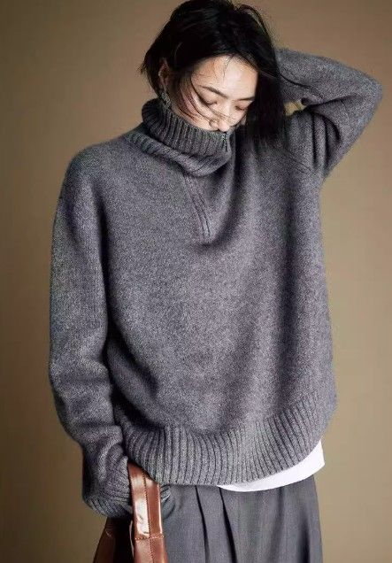 イエベ服　ジップ付ネックセーター（イエベ春向け・イエベ秋向け）