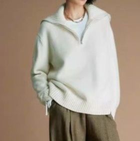 イエベ服　ジップ付ネックセーター（イエベ春向け・イエベ秋向け）