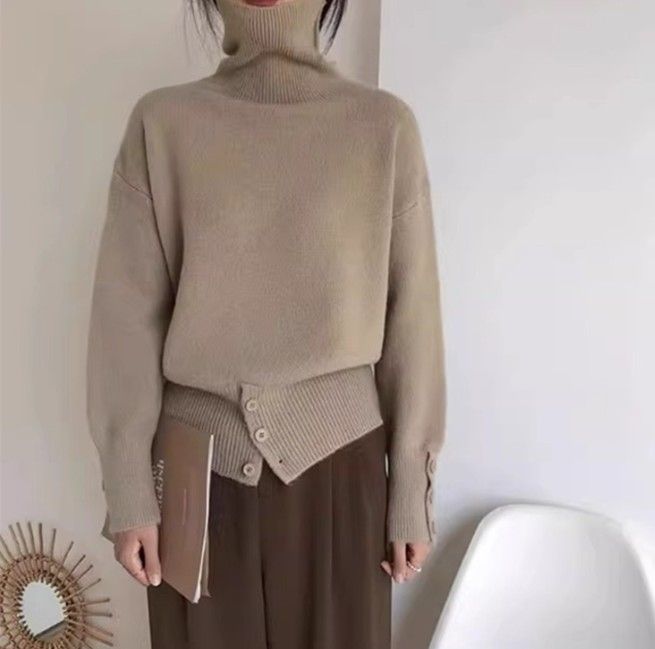 イエベ服　ハイネックニットセーター（イエベ春向け・イエベ秋向け）