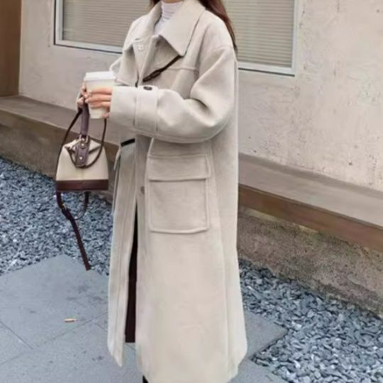 イエベ春/イエベ秋服　オーバーサイズダッフルコート