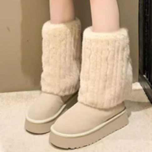 イエベ春/イエベ秋服　カジュアルファーブーツ 