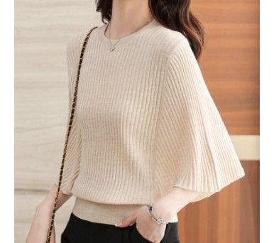イエベ春/イエベ秋服　ドルマンスリーブニット 