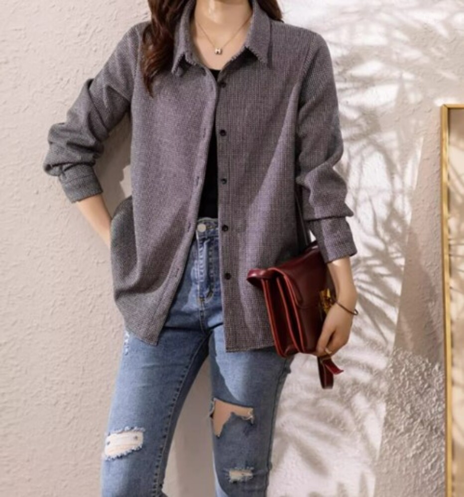 イエベ秋服　シンプルオーバージャケット