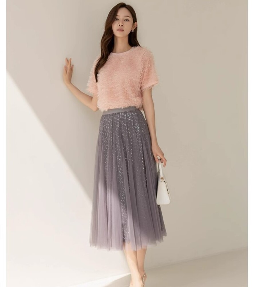 イエベ春/イエベ秋服　シャギーニット