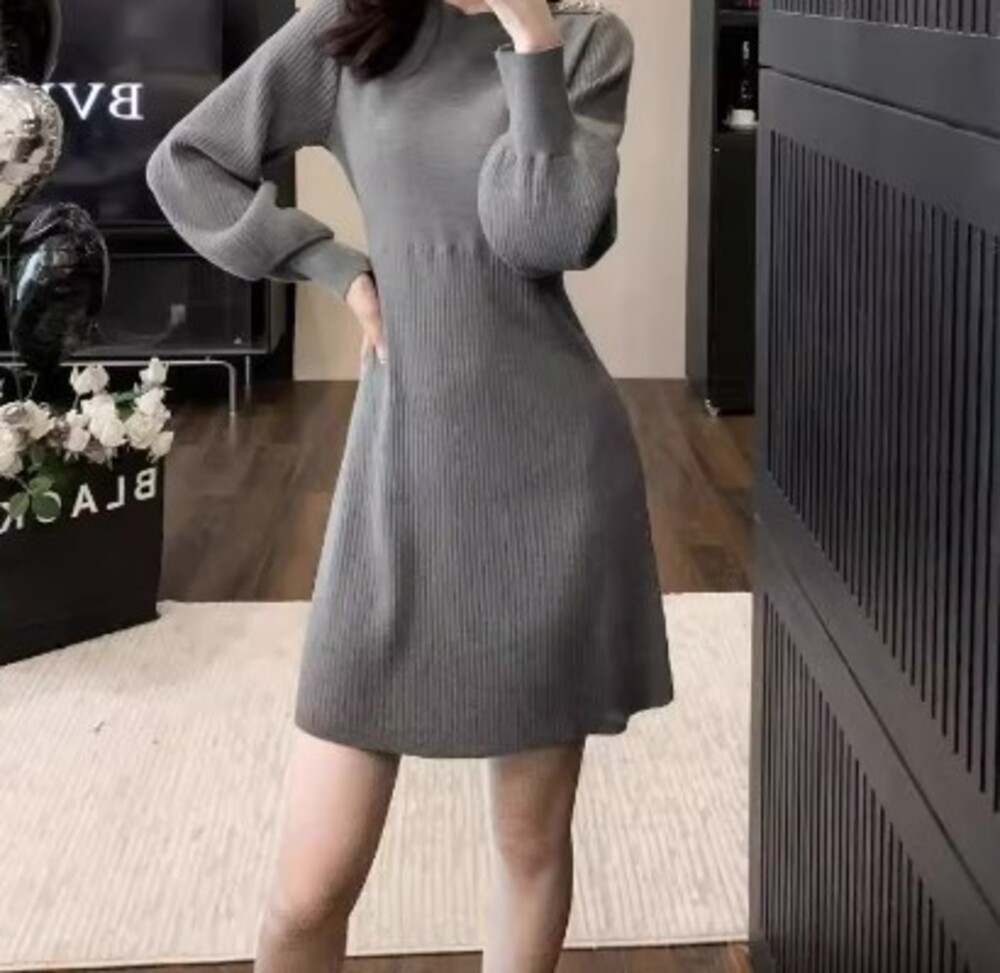 イエベ秋服　ニットミニワンピース