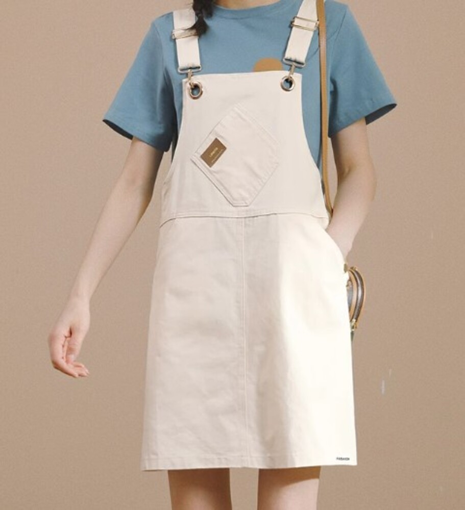 イエベ春服　デニム ミニジャンスカ