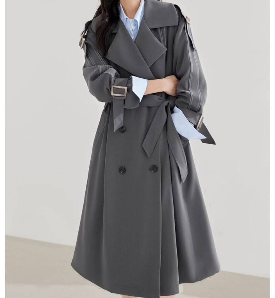 イエベ秋服　ベーシック ダブルロングコート