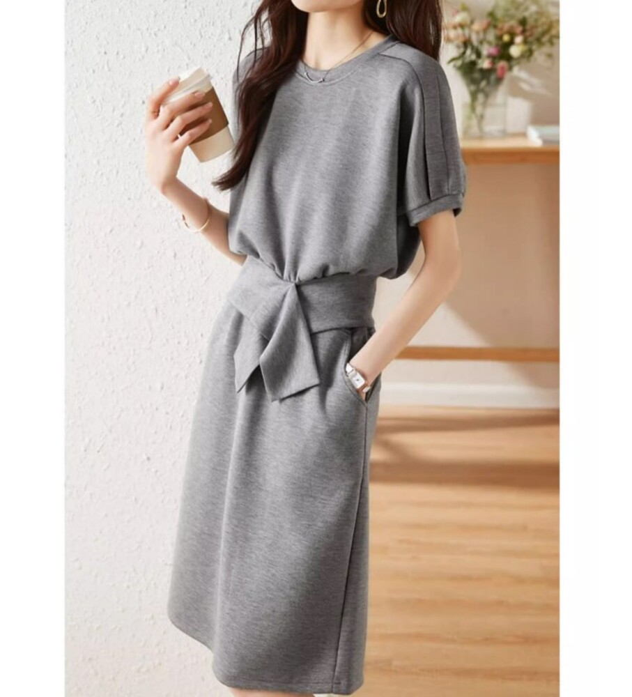 イエベ秋服　フロントクロス ワンピース