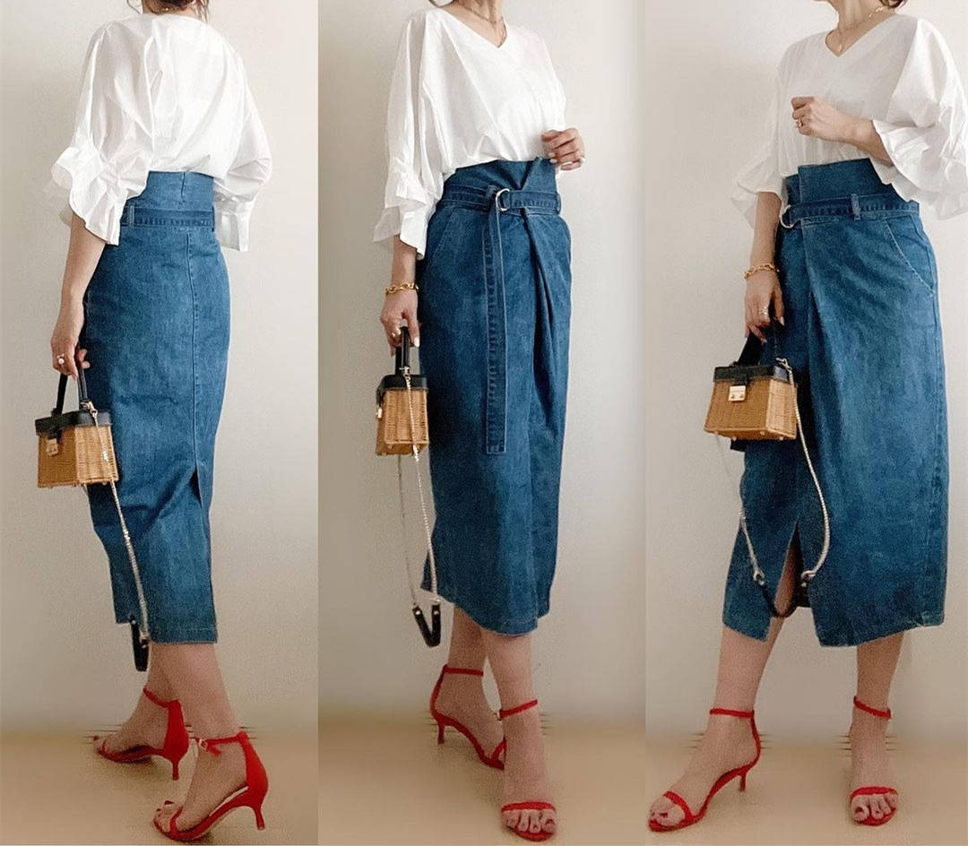 大人気フレア袖ブラウス レディース 体型カバー 着回し抜群