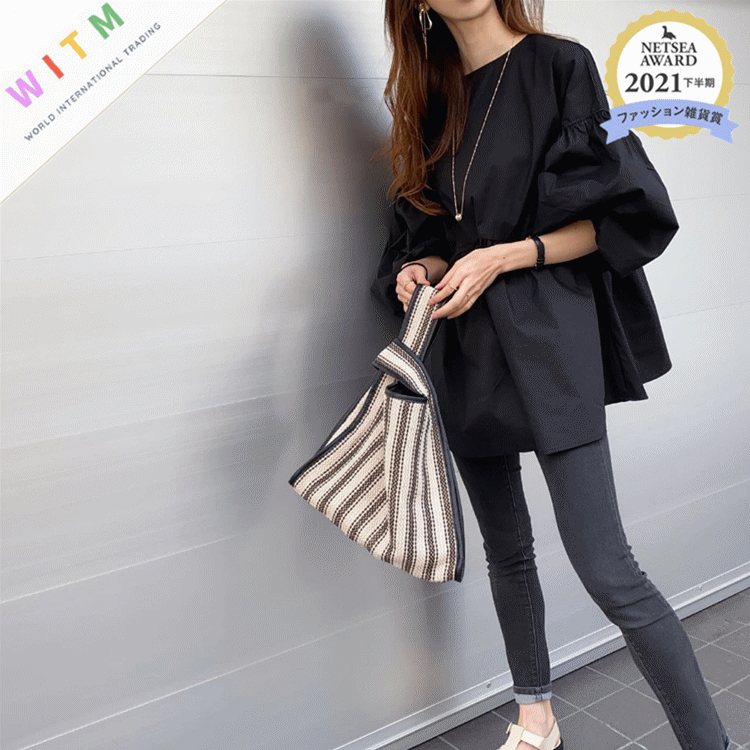 春夏新作 パフスリーブ ブラウス 大人可愛い レディース