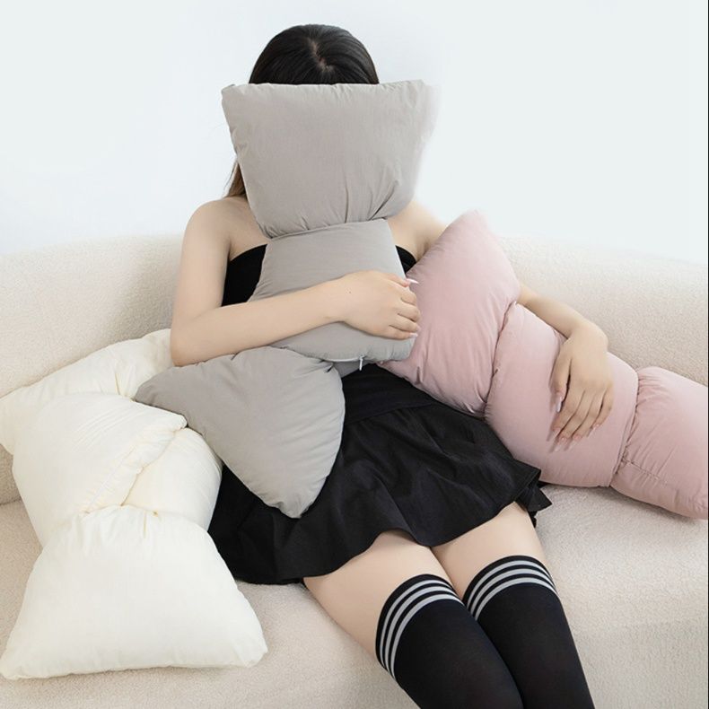 インテリア雑貨 結び目風やわらか抱き枕クッション