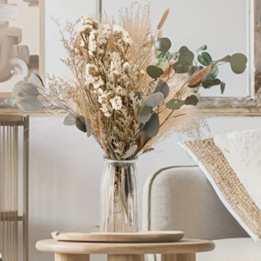 インテリア雑貨 自然風情ドライフラワー調ブーケ花束