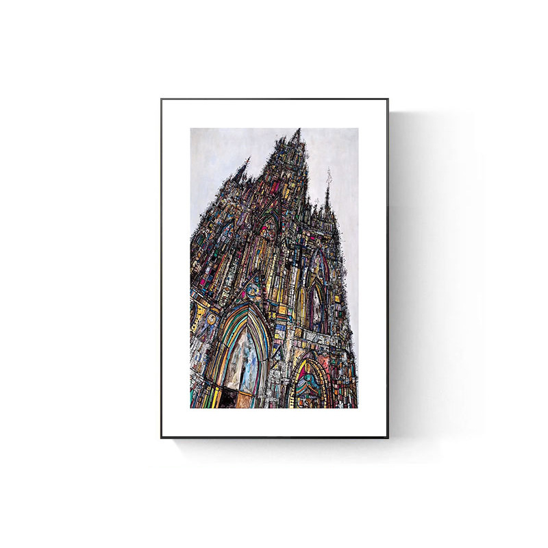 インテリア雑貨 光と祈りの大聖堂 建築アートポスター