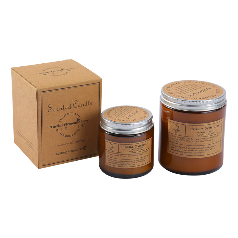 インテリア雑貨 天然大豆蝋アロマキャンドル向日葵飾り付き