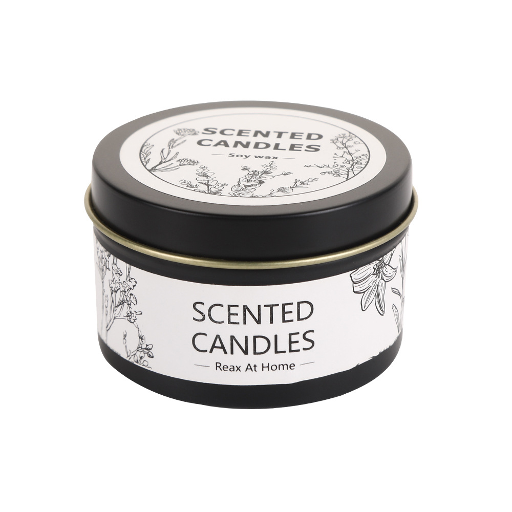 インテリア雑貨 香り広がる缶入りアロマキャンドル三点詰め合わせ