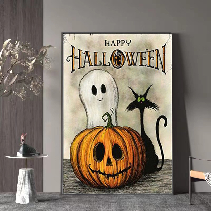 インテリア雑貨 ハロウィンの仲間たち アートパネル