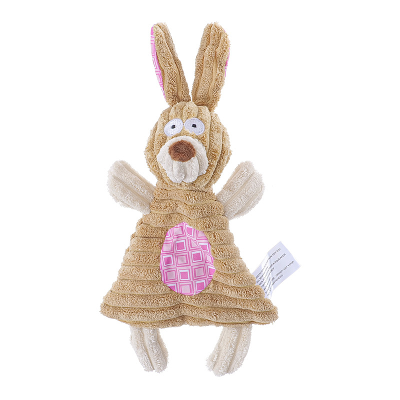 犬のおもちゃ うさぎとねずみの起き上がりぬいぐるみ