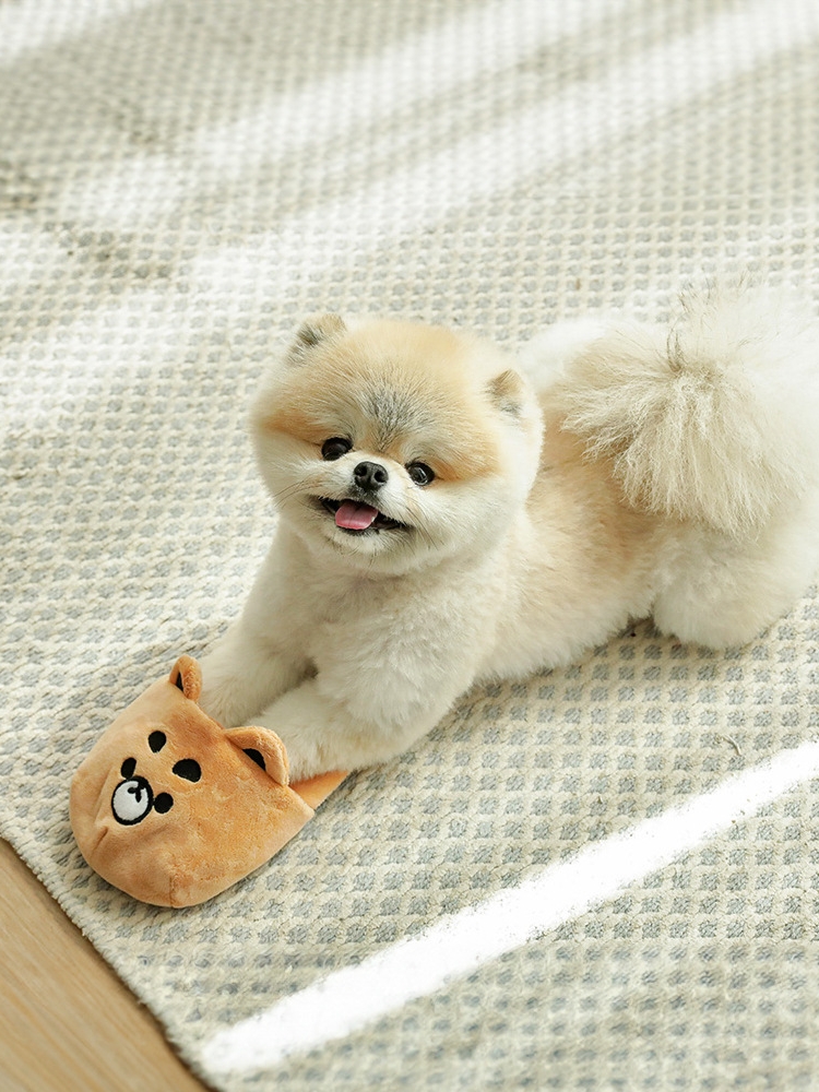 犬のおもちゃ ころんとくまさんぬいぐるみ