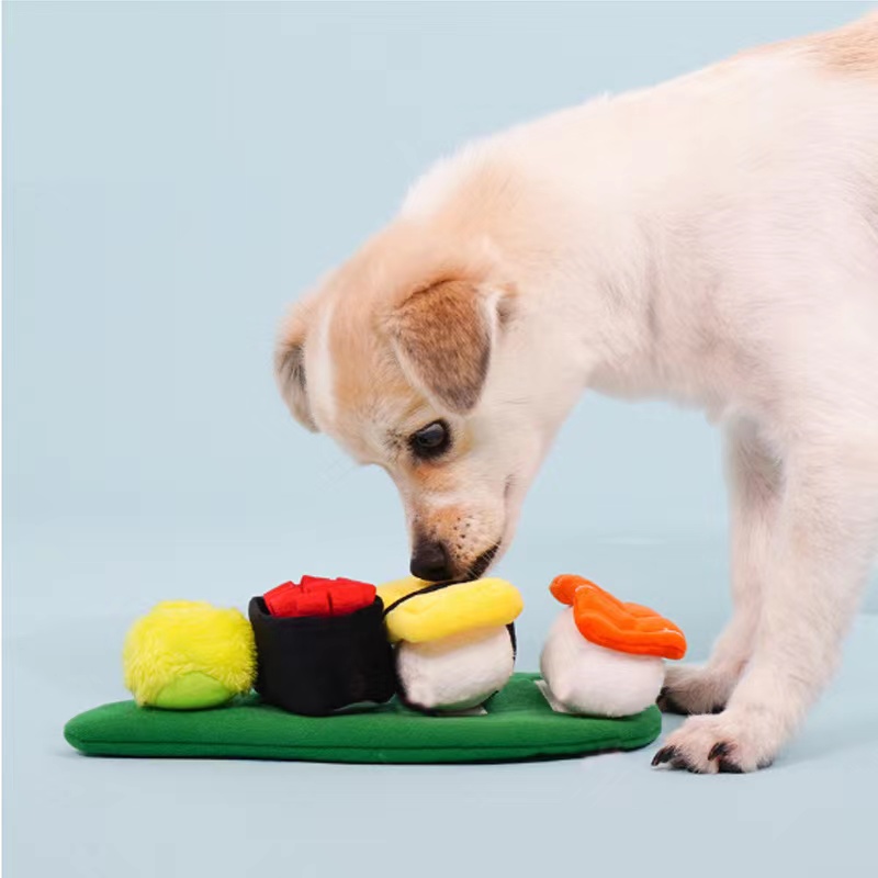 犬のおもちゃ おうちで寿司屋さんぬいぐるみ