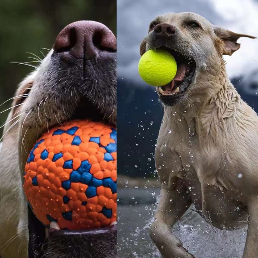 犬のおもちゃ  噛み応え抜群 愛犬用ポップコーンボール