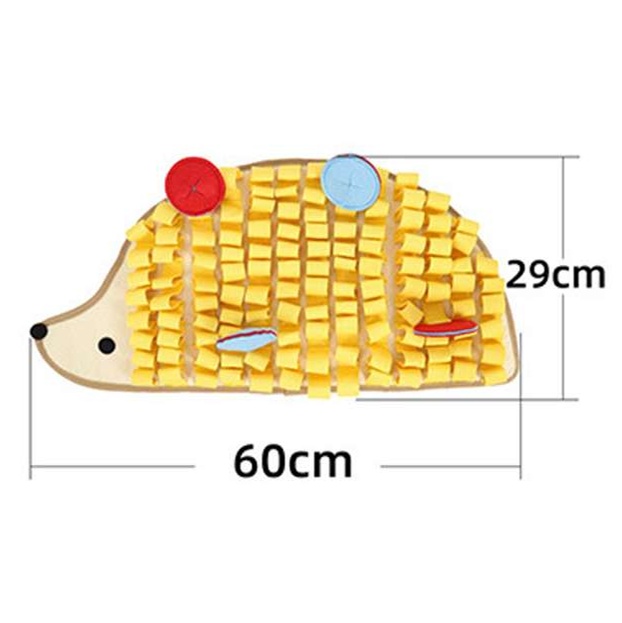 犬のおもちゃ  ハリネズミ型嗅覚トレーニングマット