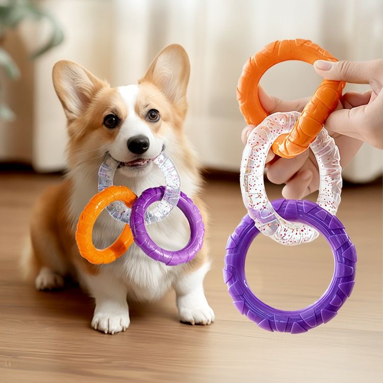 犬のおもちゃ 輪っかデンタルリング