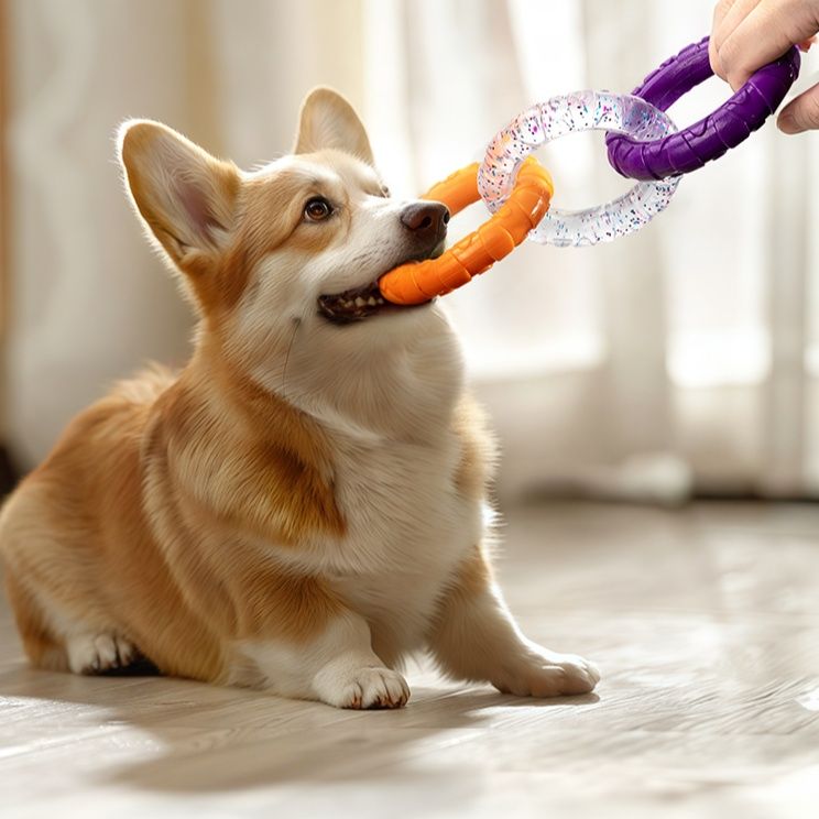 犬のおもちゃ 輪っかデンタルリング