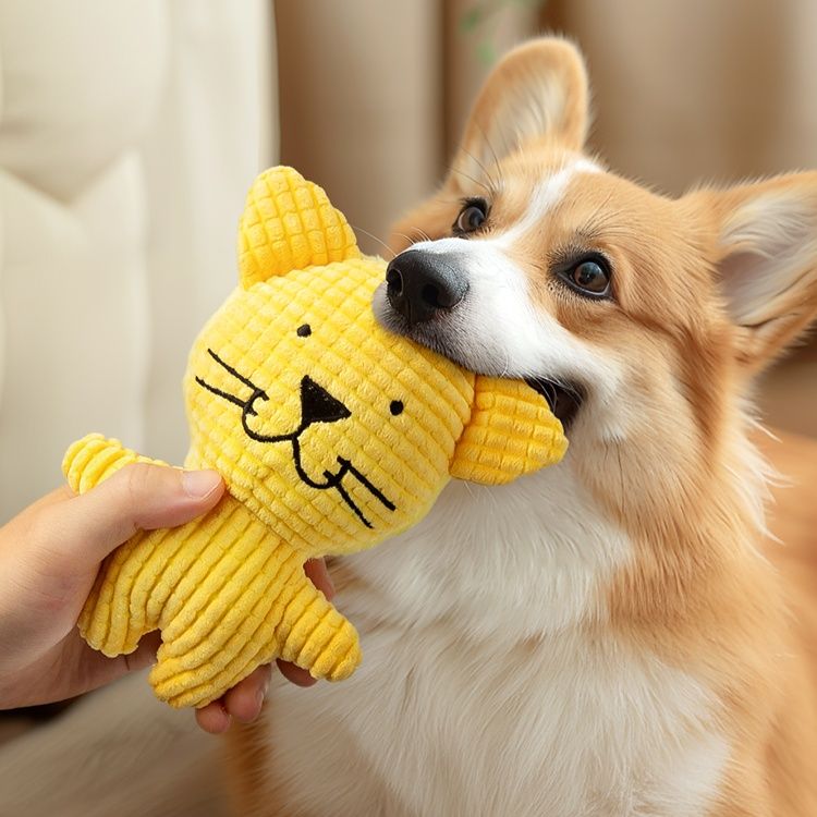 犬のおもちゃ もふもふネコちゃんぬいぐるみ