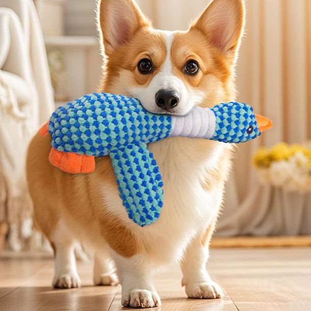 犬のおもちゃ もぐもぐアヒルさん